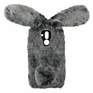 Nettech Huawei Mate 20 Lite Uyumlu Peluş Arka Koruma Kılıf (Siyah) VR-13014