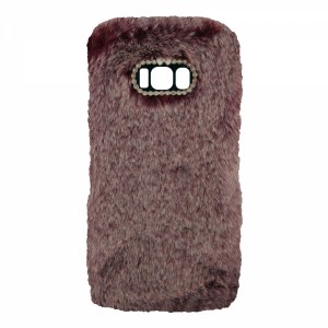 Nettech Samsung Galaxy G955 S8 Plus Uyumlu Peluş Arka Koruma Kılıf (Kırmızı) VR-12923