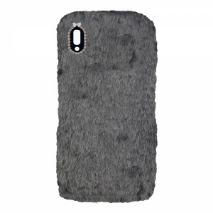 Nettech Huawei P Smart Uyumlu Peluş Arka Koruma Kılıf (Gri) VR-13003