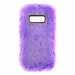 Nettech Samsung Galaxy N950 Note 8 Uyumlu Peluş Arka Koruma Kılıf (Lila) VR-12917