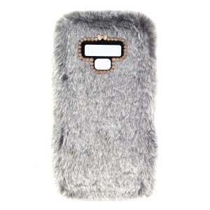 Nettech Samsung Galaxy N960 Note 9 Uyumlu Peluş Arka Koruma Kılıf (Gri) VR-12896