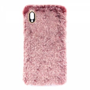 Nettech Huawei P20 Lite Uyumlu Peluş Arka Koruma Kılıf (Kırmızı) VR-12891