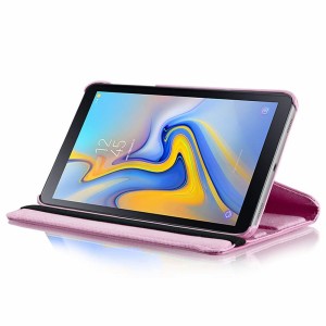 Nettech Samsung Galaxy T590 Tab A 10.5 inç Uyumlu 360 Kapaklı Kılıf (Pembe) VR-13276