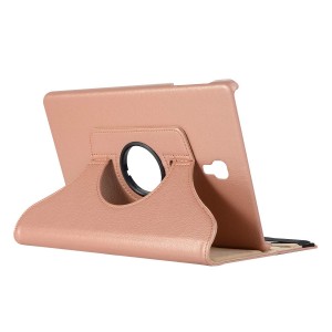 Nettech Samsung Galaxy T590 Tab A 10.5 inç Uyumlu 360 Kapaklı Kılıf (Rose Gold) VR-13278