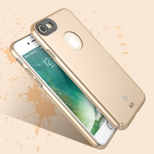 Nettech Apple iPhone 7 Uyumlu Arka Koruma Arka Koruma Kılıf (Gold) NT-14322