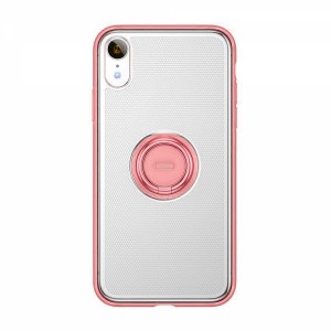 Baseus Apple iPhone XS Max Uyumlu Arka Koruma Arka Koruma Kılıf (Pembe) VR-13508