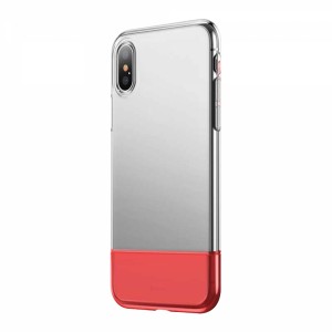 Baseus Apple iPhone XR Uyumlu Arka Koruma Arka Koruma Kılıf (Kırmızı) VR-13504