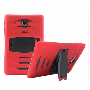 Nettech Samsung Galaxy T560 Tab E 9.6 Uyumlu Sport Seri Arka Koruma (Kırmızı) VR-13964