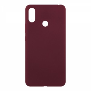 Nettech Xiaomi Mi Max 3 Uyumlu Suide Arka Koruma Kılıf (Bordo) VR-13388