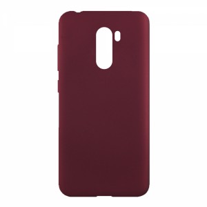 Nettech Xiaomi Pocophone F1 Uyumlu Suide Arka Koruma Kılıf (Bordo) VR-13405