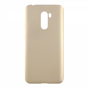 Nettech Xiaomi Pocophone F1 Uyumlu Suide Arka Koruma Kılıf (Gold) VR-13406