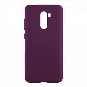 Nettech Xiaomi Pocophone F1 Uyumlu Suide Arka Koruma Kılıf (Mürdüm) VR-13409