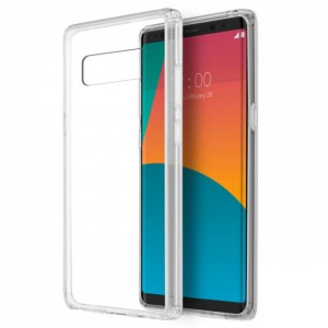 Nettech Samsung Galaxy N950 Note 8 Uyumlu Tıpalı Şeffaf Seri Arka Koruma Kılıf (Şeffaf) VR-12139