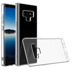 Nettech Samsung Galaxy N960 Note 9 Uyumlu Tıpalı Şeffaf Seri Arka Koruma Kılıf (Şeffaf) VR-12136
