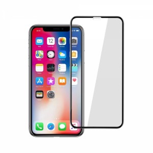 Reros Apple iPhone X Uyumlu Full Cam Koruyucu (Siyah) NT-27890