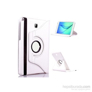 Nettech Samsung Galaxy T350 Tab A 8.0 Uyumlu 360 Kapaklı Kılıf (Beyaz) NT-6166