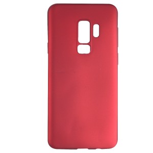 Nettech Samsung Galaxy G965 S9 Plus Uyumlu Arka Koruma Arka Koruma Kılıf (Kırmızı) VR-12431