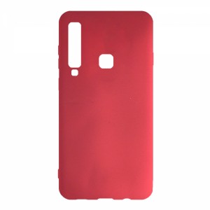 Nettech Samsung Galaxy A9 2018 Uyumlu Arka Koruma Arka Koruma Kılıf (Kırmızı) VR-12374