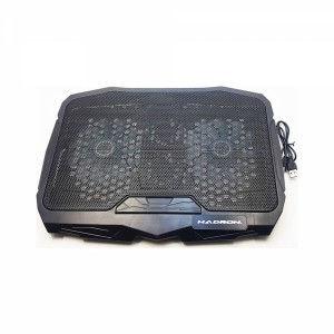 Hadron HD2008 Pleksi Çift Fan Notebook Soğutucu (Siyah) VR-13974