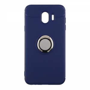 Nettech Samsung Galaxy J400 J4 Uyumlu Ravel Seri Arka Koruma Kılıf (Mavi) VR-11748