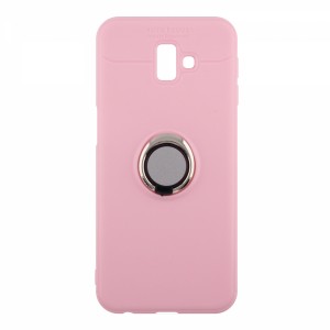 Nettech Samsung Galaxy J610 J6 Plus Uyumlu Ravel Seri Arka Koruma Kılıf (Pembe) VR-11769