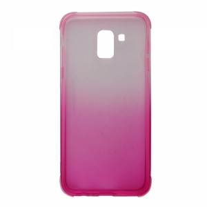 Nettech Samsung Galaxy J600 J6 Uyumlu Transparan Arka Koruma Kılıf (Pembe) VR-11957