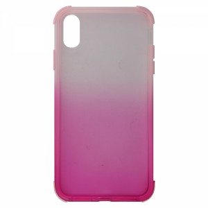 Nettech Apple iPhone XS Max Uyumlu Transparan Arka Koruma Kılıf (Pembe) VR-11881