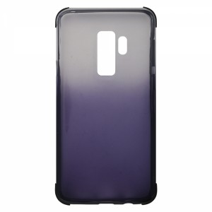 Nettech Samsung Galaxy G965 S9 Plus Uyumlu Transparan Arka Koruma Kılıf (Siyah) VR-11974