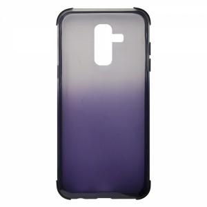 Nettech Samsung Galaxy J800 J8 Uyumlu Transparan Arka Koruma Kılıf (Siyah) VR-11926