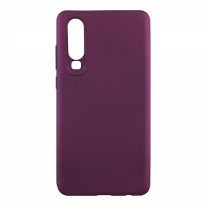 Nettech Huawei P30 Uyumlu Suide Arka Koruma Kılıf (Mürdüm) VR-14075