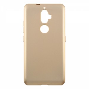 Nettech Lenovo K8 Plus Uyumlu Suide Arka Koruma Kılıf (Gold) VR-6996