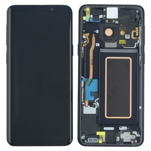 Teknonet Samsung Galaxy G965 S9 Plus Uyumlu Org Lcd+Dokunmatik+Çıtalı (Gri) VR-11284