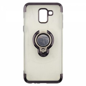 Nettech Samsung Galaxy J600 J6 Uyumlu Gess Seri Arka Koruma Kılıf (Siyah) VR-14218