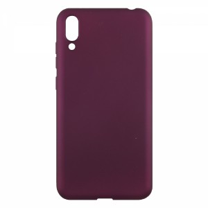 Nettech Huawei Y7 Pro 2019 Uyumlu Suide Arka Koruma Kılıf (Mürdüm) VR-14570