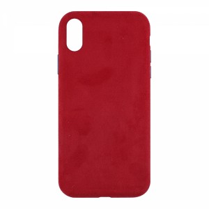 Nettech Apple iPhone XS Max Uyumlu Rubber Seri Arka Koruma Kılıf (Kırmızı) VR-14617