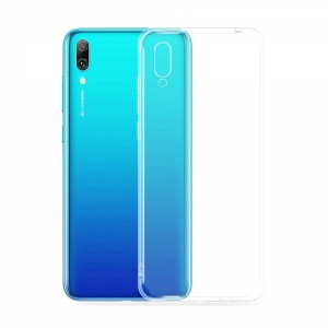Baseus Huawei Y7 2019 Uyumlu Arka Koruma Arka Koruma Kılıf (Şeffaf) VR-14915