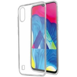 Nettech Samsung Galaxy A10 Uyumlu Tıpalı Şeffaf Seri Arka Koruma Kılıf (Şeffaf) VR-15388