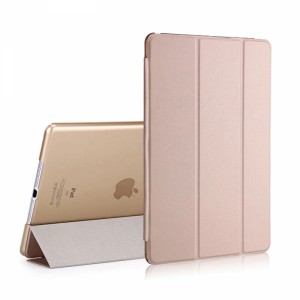 Nettech Apple iPad 9.7 inç 5.Nesil Uyumlu Flip Seri Kapaklı Kılıf (Gold) VR-15550