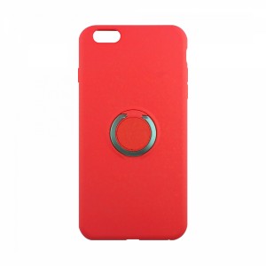 Nettech Apple iPhone 6S Plus Uyumlu Nano Ring Arka Koruma Kılıf (Kırmızı) VR-15211