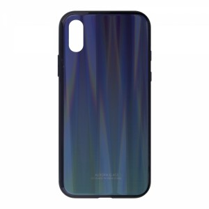 Nettech Apple iPhone X Uyumlu Degrade Arka Koruma Kılıf (Mavi) VR-16191
