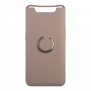 Nettech Samsung Galaxy A80 Uyumlu Nano Ring Arka Koruma Kılıf (Pembe) VR-15099