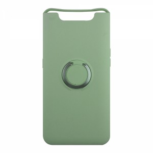 Nettech Samsung Galaxy A80 Uyumlu Nano Ring Arka Koruma Kılıf (Yeşil) VR-15096