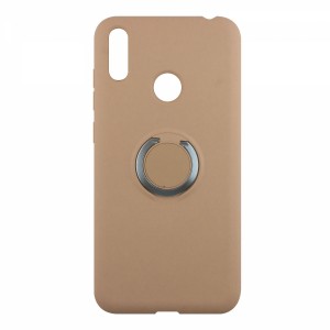Nettech Huawei Y7 2019 Uyumlu Nano Ring Arka Koruma Kılıf (Pembe) VR-15167