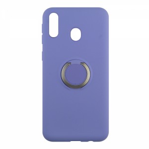 Nettech Samsung Galaxy M20 Uyumlu Nano Ring Arka Koruma Kılıf (Mor) VR-15103
