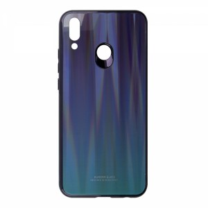 Nettech Huawei Y9 2019 Uyumlu Degrade Arka Koruma Kılıf (Mavi) VR-16344