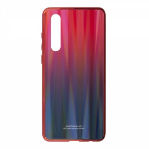 Nettech Huawei P30 Uyumlu Degrade Arka Koruma Kılıf (Kırmızı) VR-16085