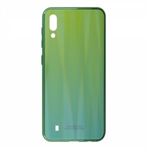Nettech Samsung Galaxy M10 Uyumlu Degrade Arka Koruma Kılıf (Yeşil) VR-16148