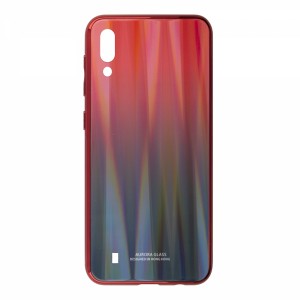 Nettech Samsung Galaxy M10 Uyumlu Degrade Arka Koruma Kılıf (Kırmızı) VR-16146