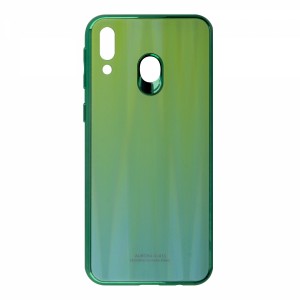Nettech Samsung Galaxy M20 Uyumlu Degrade Arka Koruma Kılıf (Yeşil) VR-16185