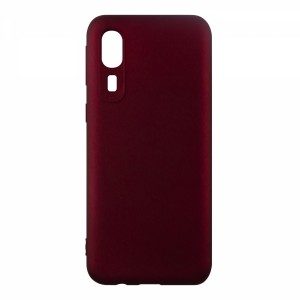 Nettech Samsung Galaxy A2 Core Uyumlu Suide Arka Koruma Kılıf (Bordo) VR-16936